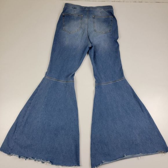 Free People Just Float High Rise Flare Jeans 31 - Picture 5 of 8